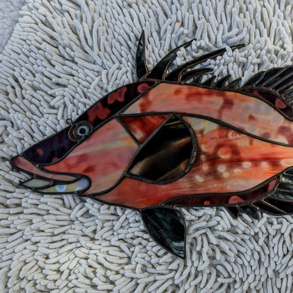 Wall Decor Stain Glass Fish Wall Art Poshmark